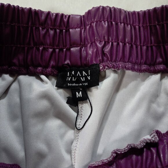 NWOT~ Boohooman Limited Edition 100% polyester purple pants - Picture 5 of 11